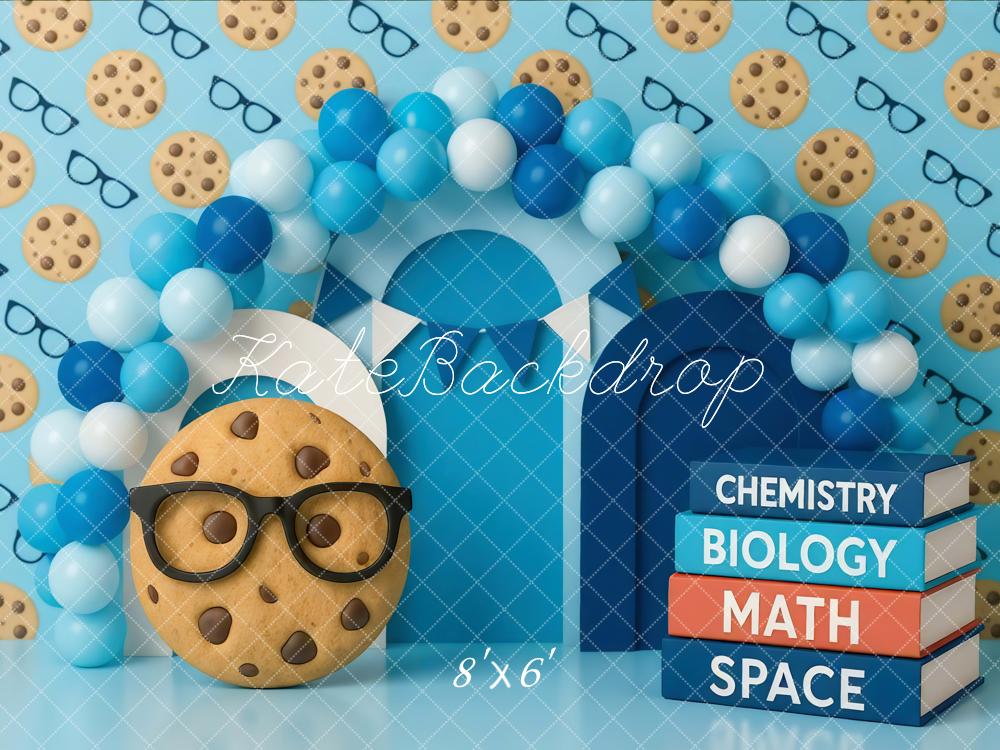 Kate Back to School Cookie Books Backdrop Designed by Mini MakeBelieve - Kate Backdrop AU