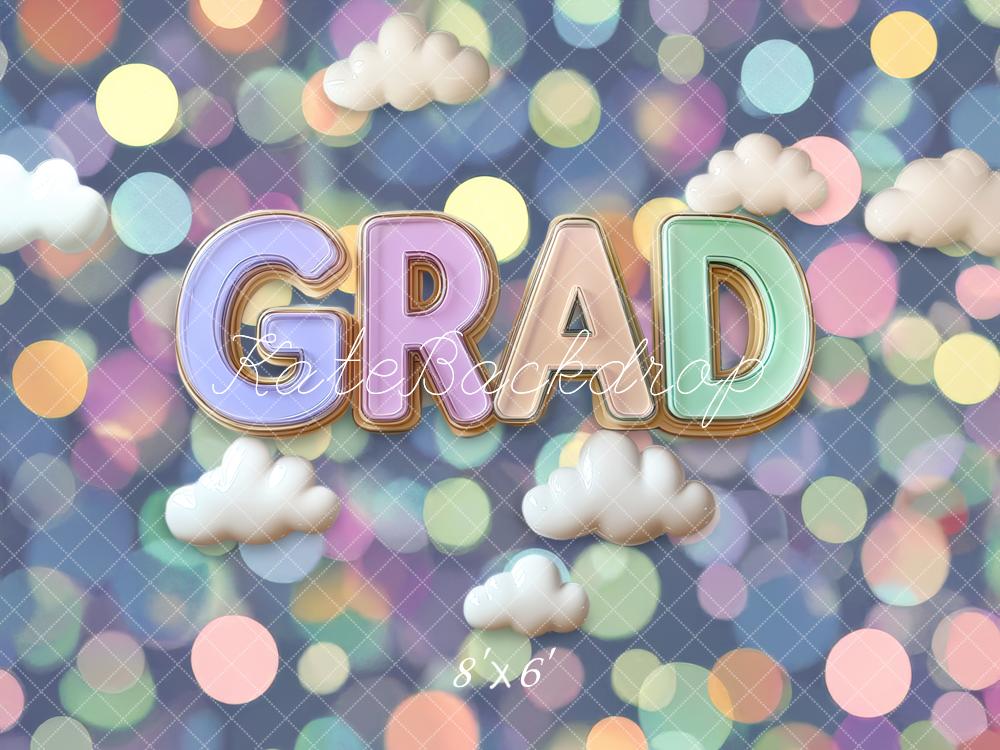 Kate Grad Colourful Bokeh Backdrop Designed by Mini MakeBelieve
