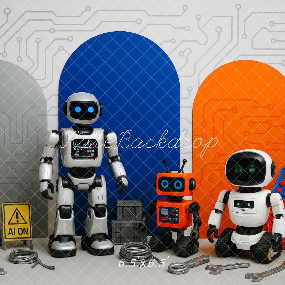 Kate Robots Dog Circuit Backdrop Designed by Patty Roberts - Kate Backdrop AU