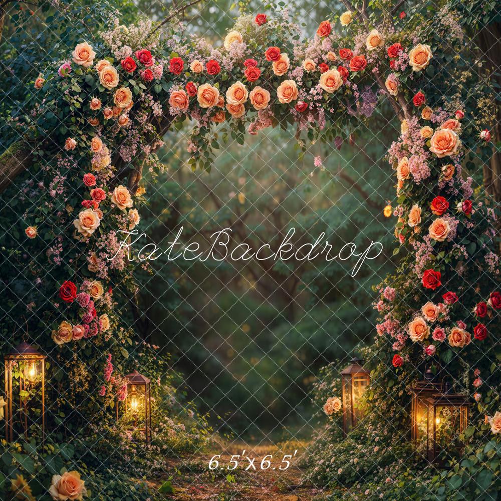Kate Flower Arch Fairy Forest Backdrop Designed by Emetselch