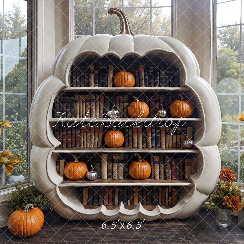 Kate Fall Pumpkin Cabinet Backdrop Designed by Mini MakeBelieve