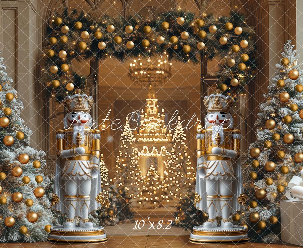 Kate Christmas Nutcracker Backdrop Designed by Mini MakeBelieve - Kate Backdrop AU