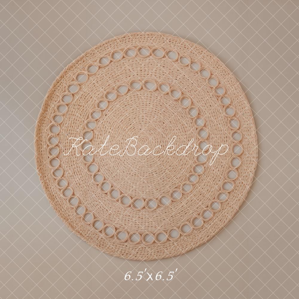 Kate Woven Circle Diamond Pattern Backdrop Designed by Emetselch - Kate Backdrop AU