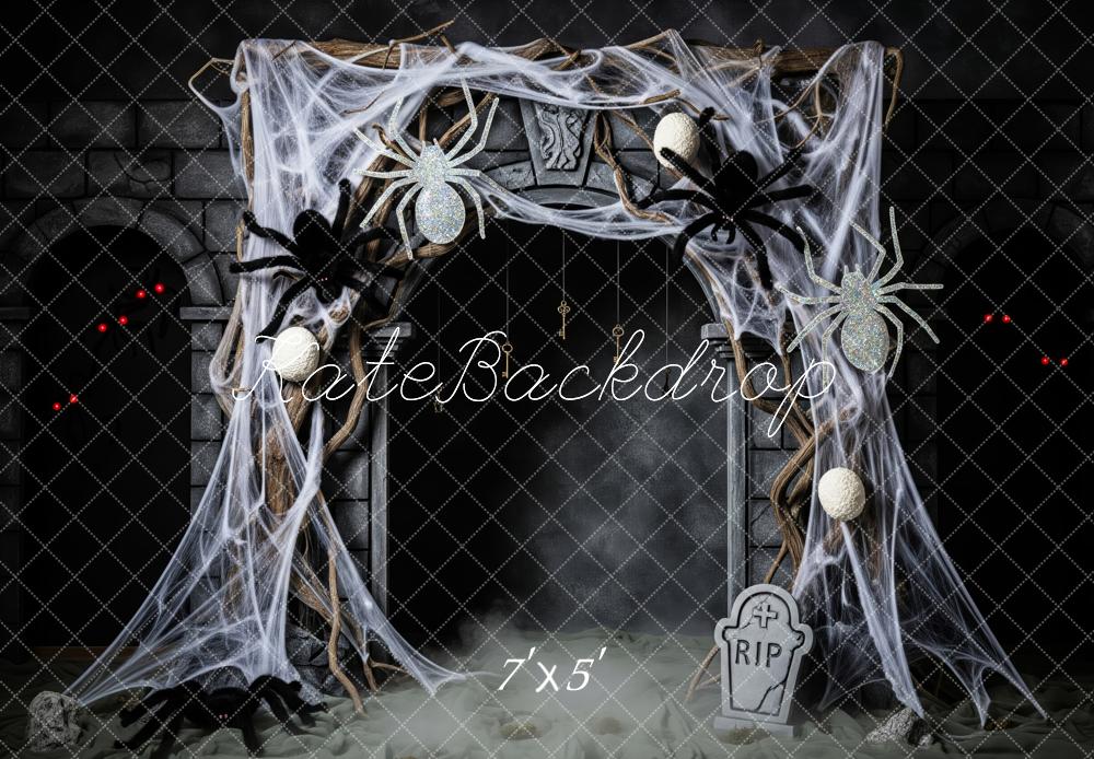 Kate Halloween Spider Webs Backdrop Designed by Patty Roberts