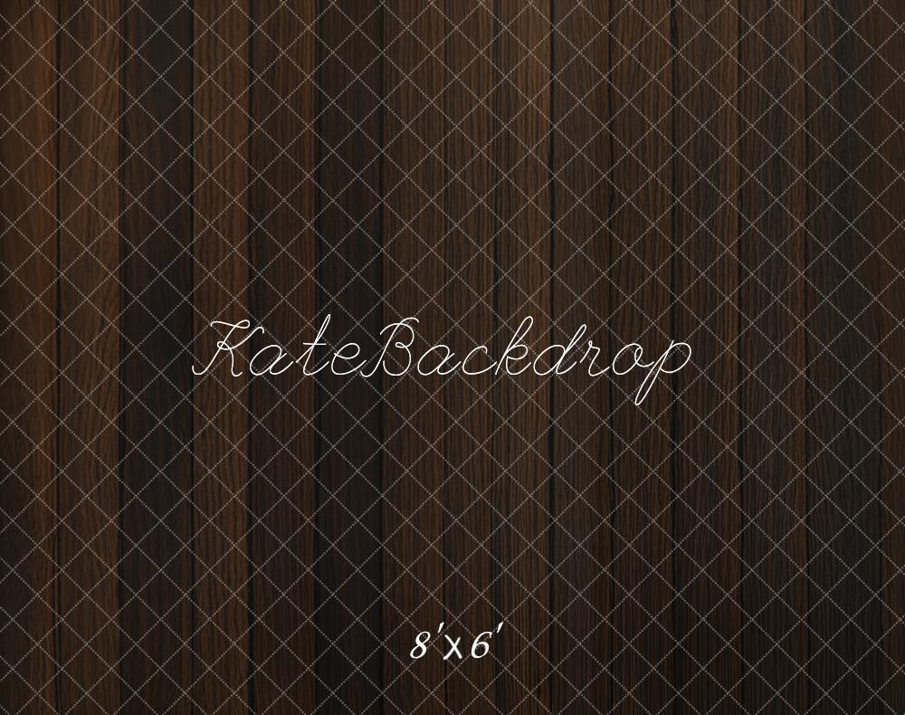 Kate Dark Wood Texture Fleece Backdrop Designed by Emetselch - Kate Backdrop AU