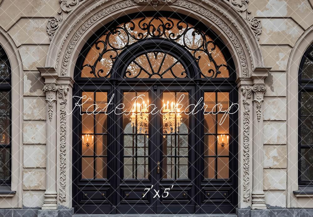 Kate Ornate Arched Doorway Classic Backdrop Designed by Mini MakeBelieve