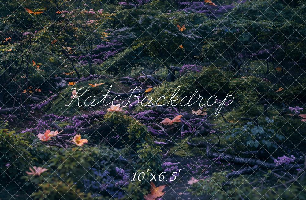 Kate Purple Forest Floor Backdrop Designed by Kate Image - Kate Backdrop AU