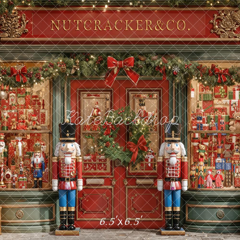 Kate Christmas Nutcracker Toy Shop Backdrop Designed by Emetselch