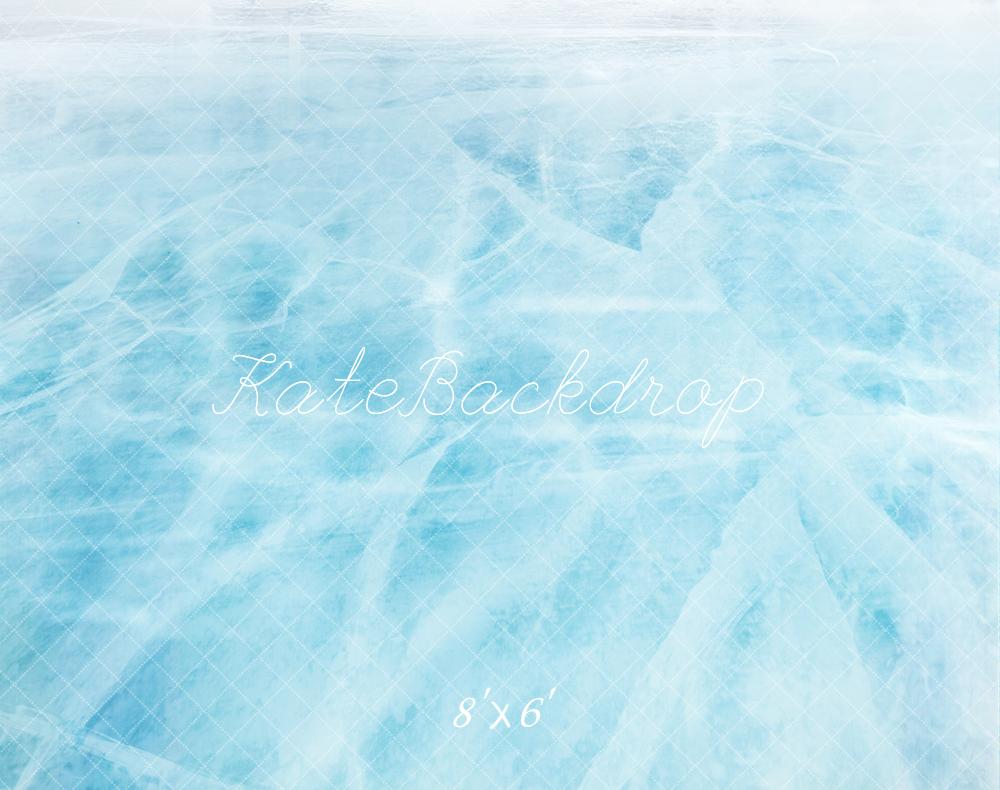 Kate Blue Ice Abstract Fleece Backdrop Designed by Kate Image - Kate Backdrop AU