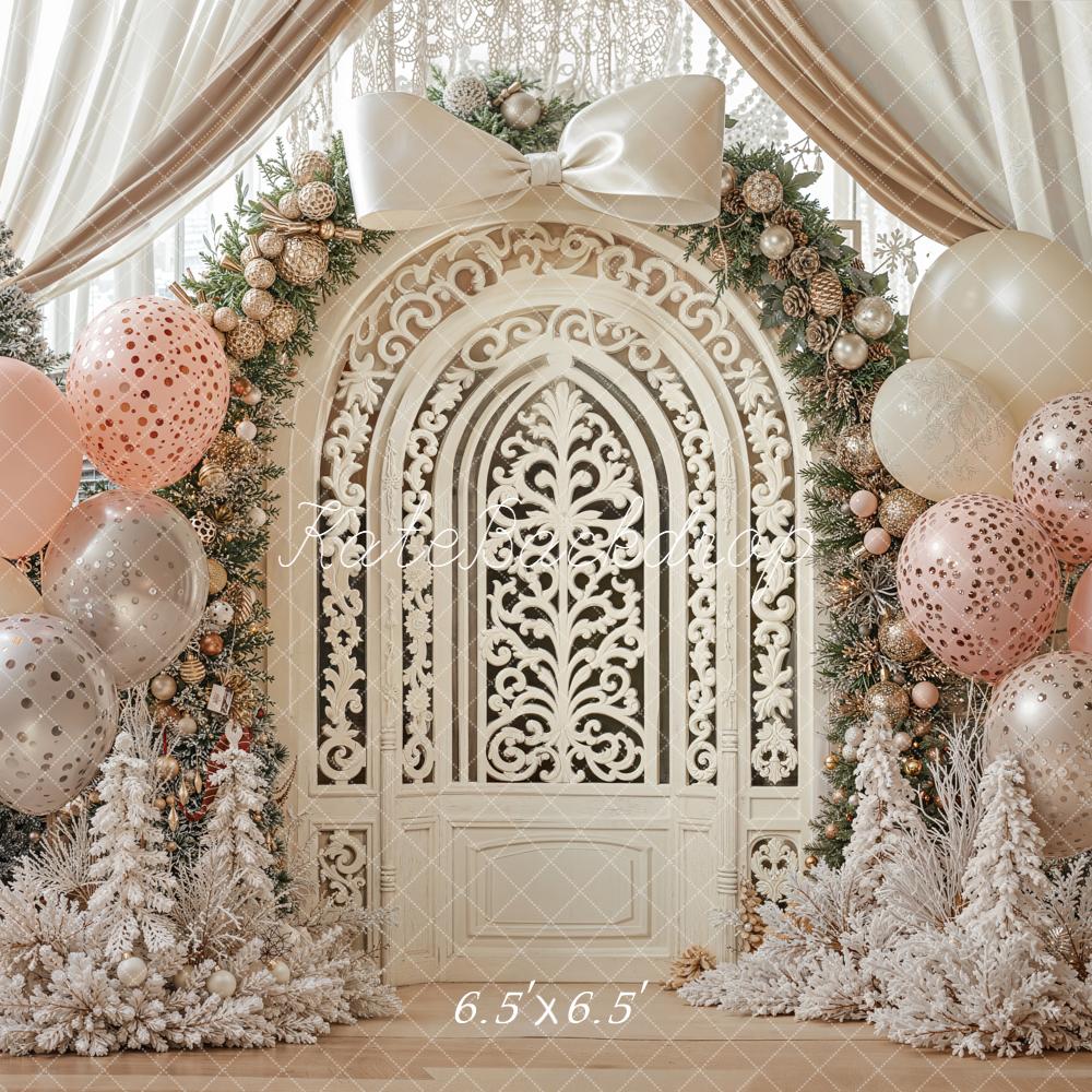 Kate Christmas Wedding Arch Backdrop Designed by Emetselch