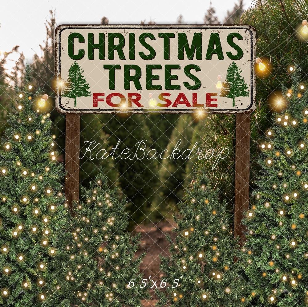 Kate Christmas Trees Lights Backdrop Designed by Emetselch