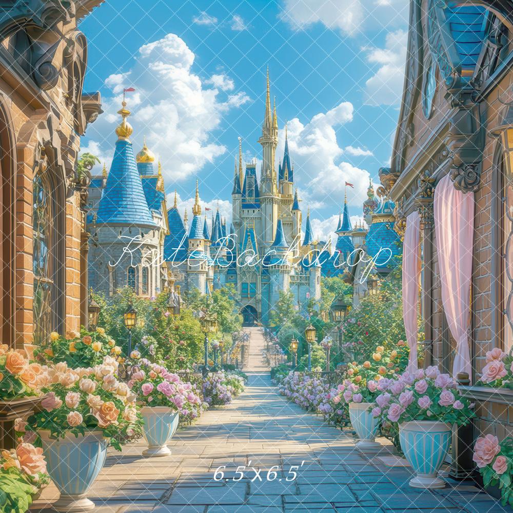 Kate Princess Castle Pathway Backdrop Designed by Mini MakeBelieve - Kate Backdrop AU