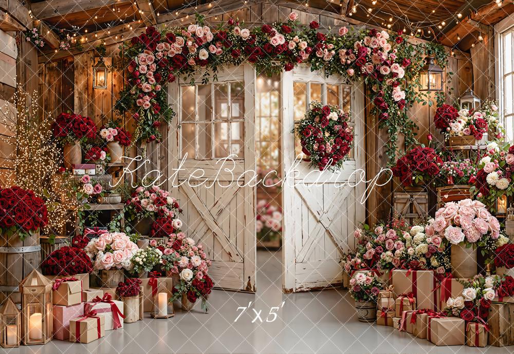 Kate Flower Arch Rustic Barn Gifts Backdrop Designed by Emetselch