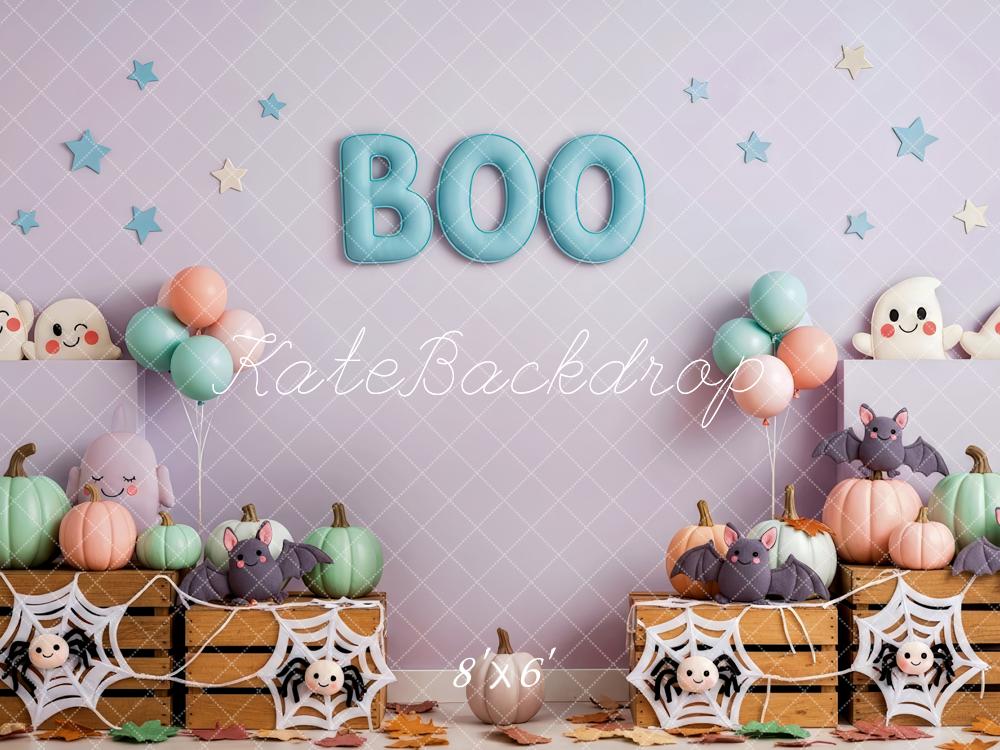Kate Halloween Bats Balloons Backdrop Designed by Patty Roberts