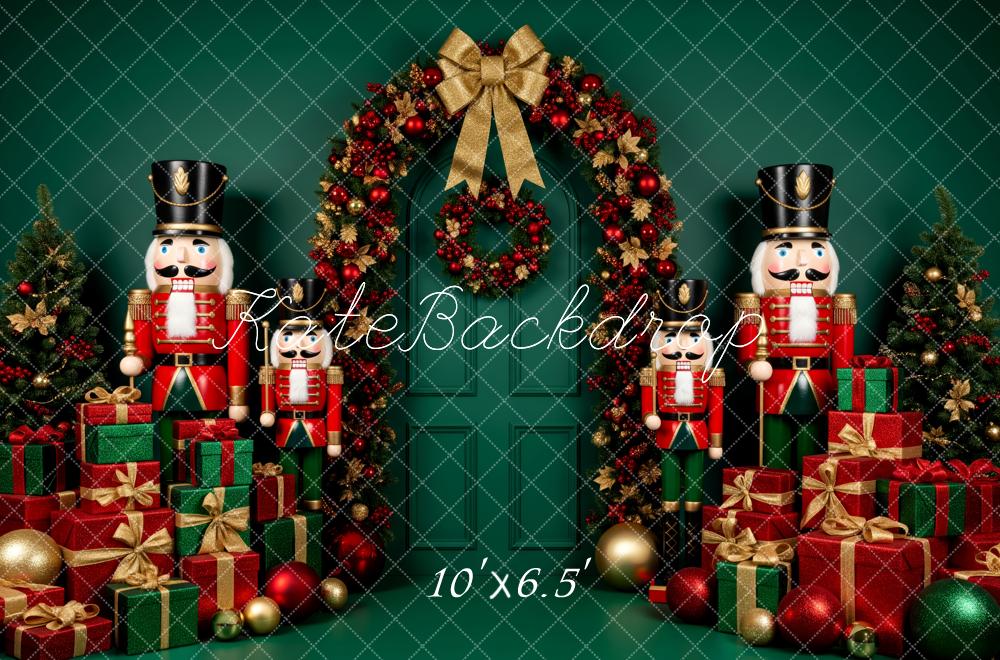 Kate Christmas Nutcracker Presents Backdrop Designed by Patty Roberts