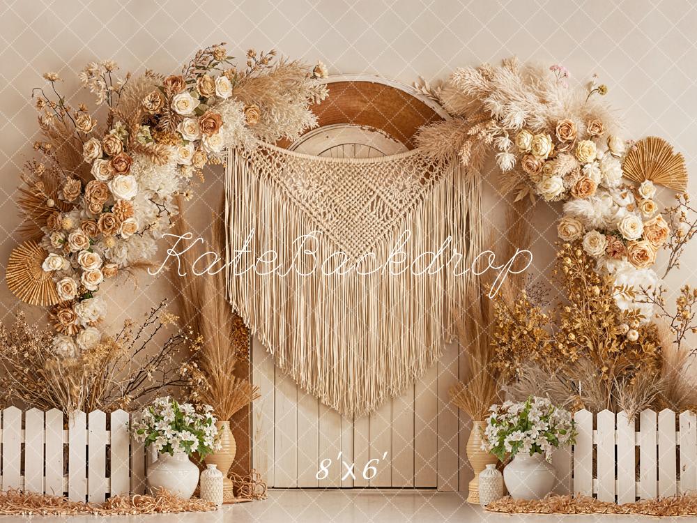 Kate Boho Flower Mother's Day Backdrop Designed by Emetselch