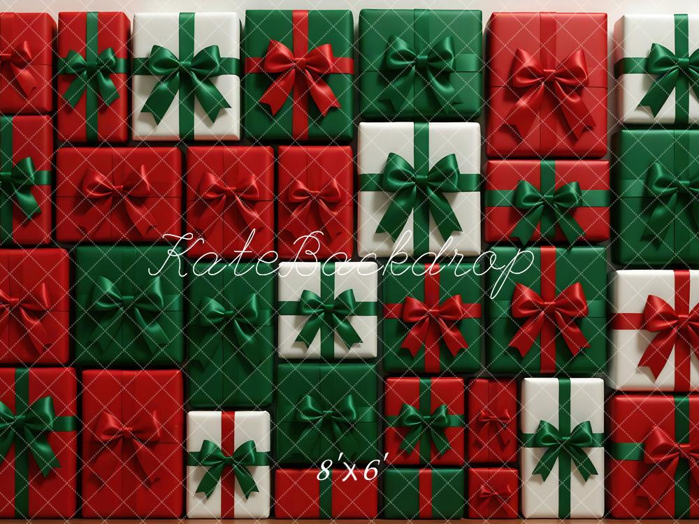 Kate Christmas Gift Boxes Backdrop Designed by Mini MakeBelieve - Kate Backdrop AU