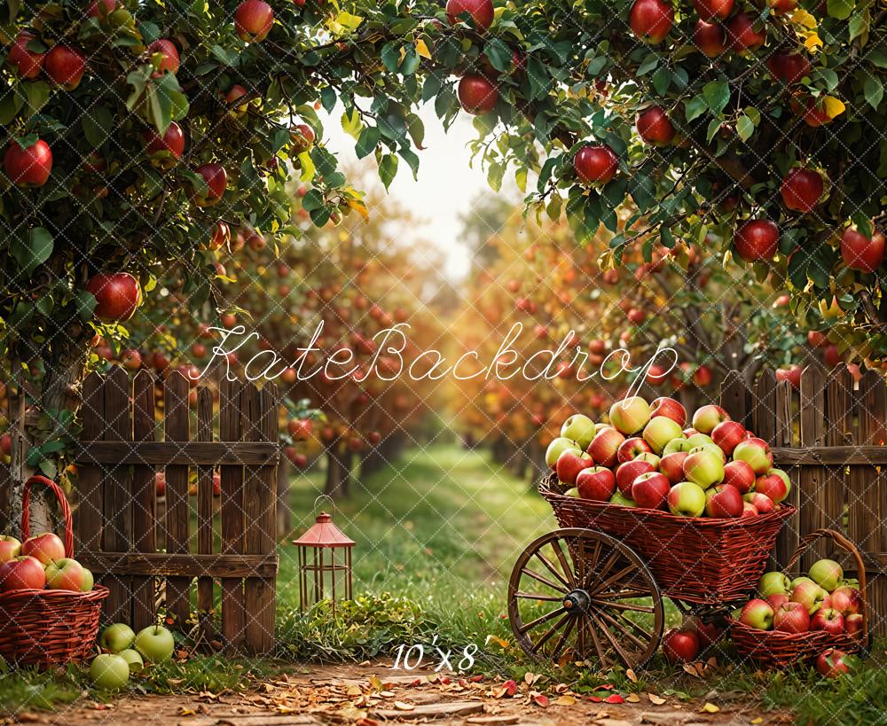 Kate Apple Manor Fleece Backdrop Designed by Emetselch - Kate Backdrop AU