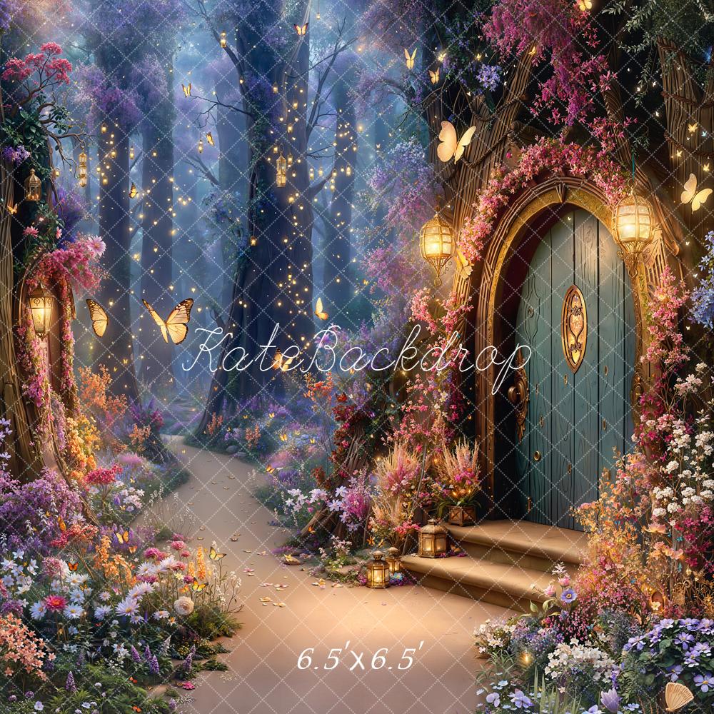 Kate Fairy Fantasy Forest Flowers Backdrop Designed by Chain