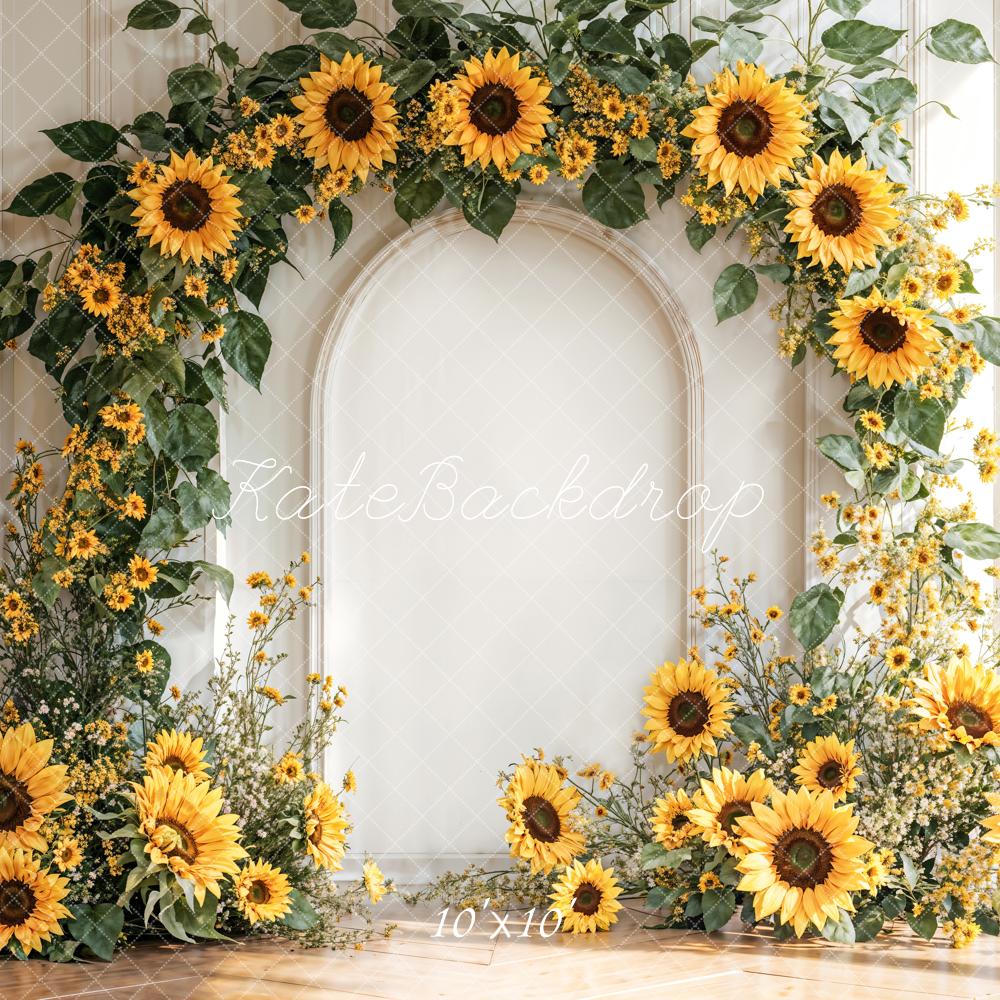 Kate Arch Sunflower Wall Backdrop Designed by Emetselch - Kate Backdrop AU
