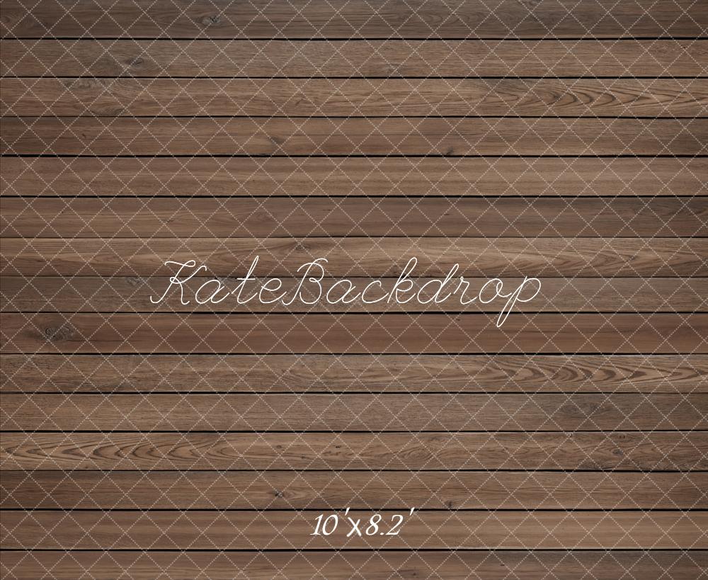 Kate Wood Plank Texture Brown Backdrop Designed by GQ - Kate Backdrop AU