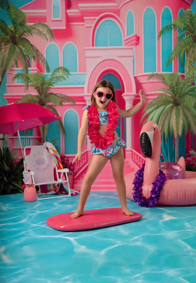 Kate Sweep Pool Party Dolly Backdrop for Photography Designed by Ashley Paul