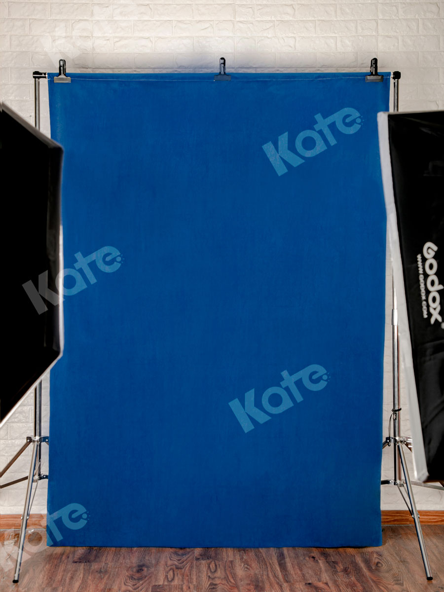 Kate Chroma Key Blue Solid Cloth Photography Fabric Backdrop(HGCSB)