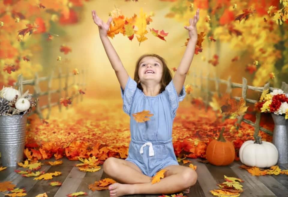 Kate Autumn Woods Backdrop Designed by Chrissie Green - Kate Backdrop AU