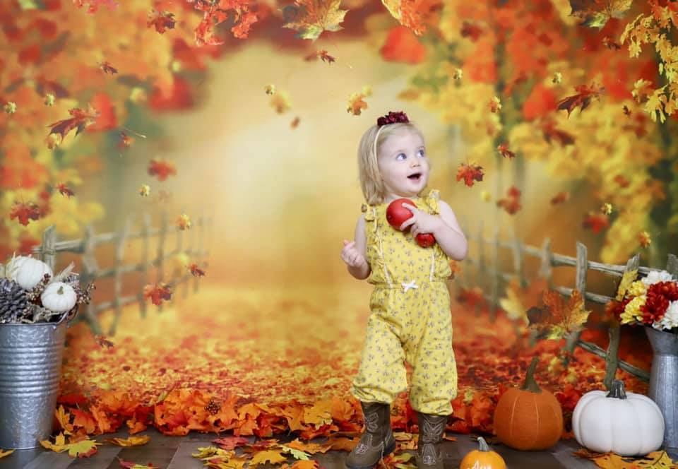 Kate Autumn Woods Backdrop Designed by Chrissie Green