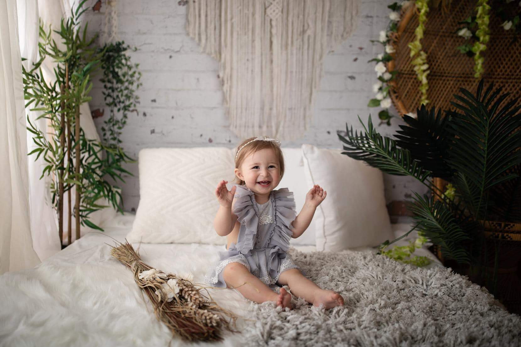 Kate Mother's Day Boho Backdrop Macrame Bedroom Wall Designed By Mandy Ringe Photography