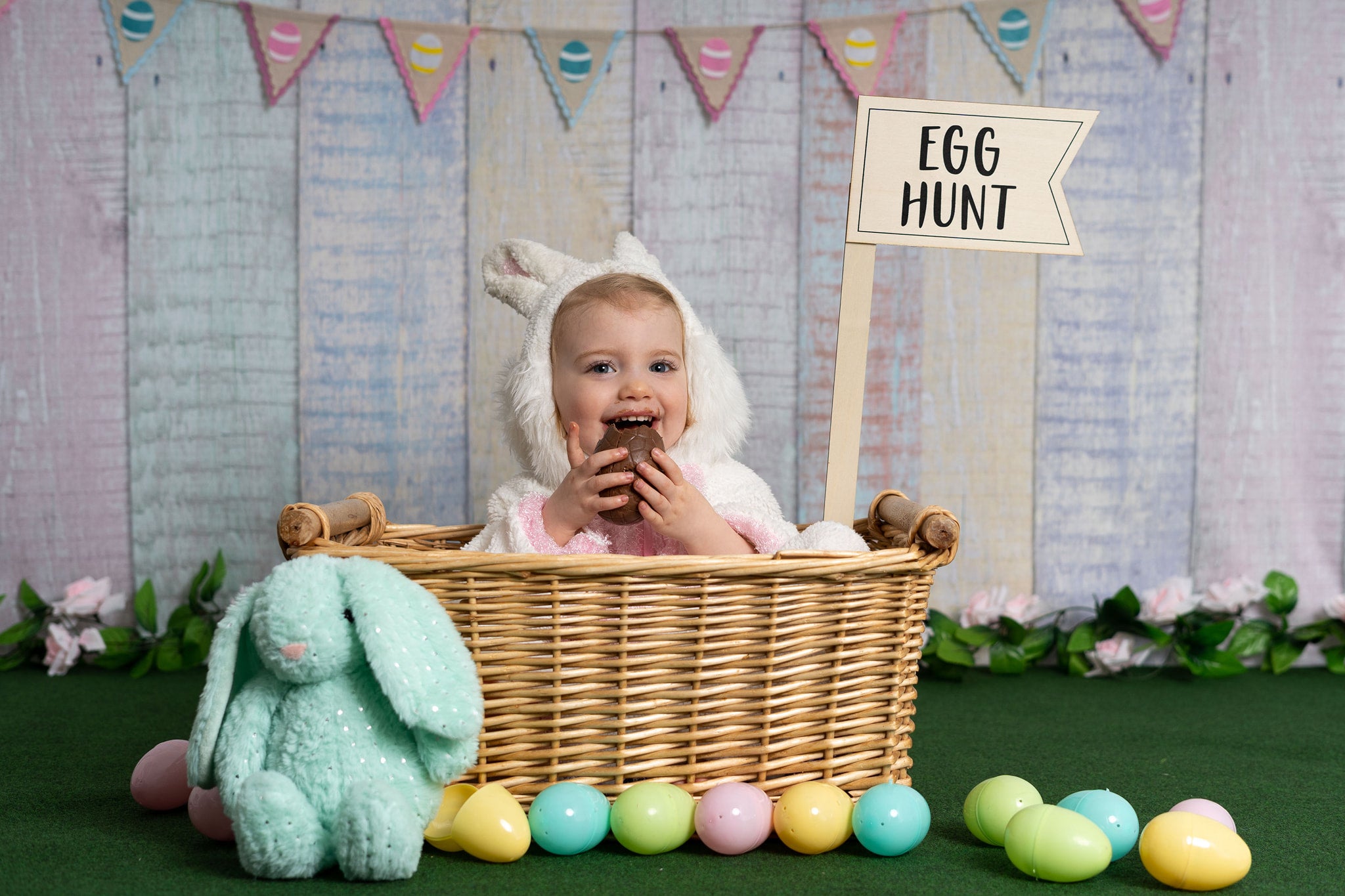 Kate Easter Colorful Wood Backdrop Photography - Kate Backdrop AU