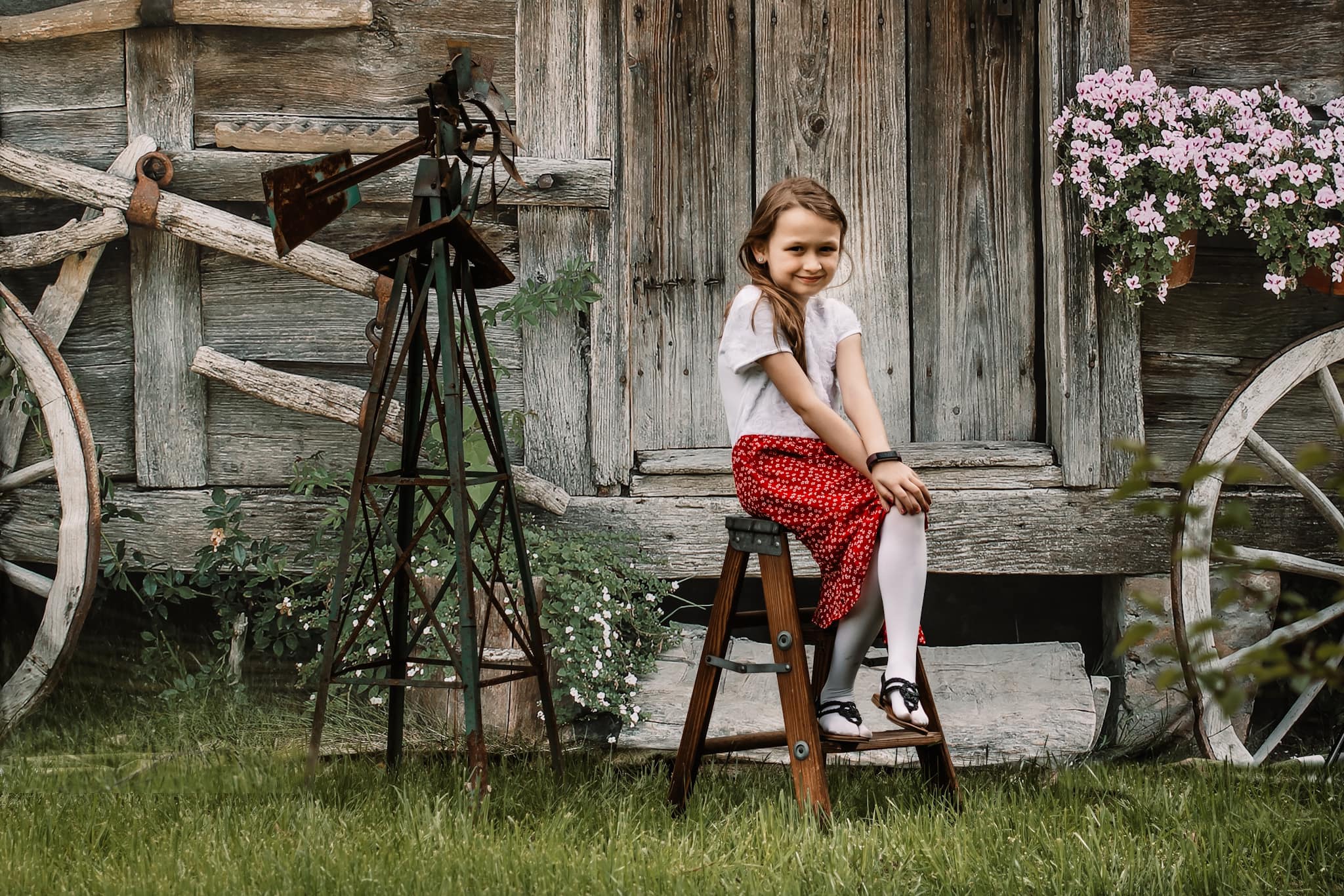 Kate Outdoor Backdrop Old Wood Barn for Photography - Kate Backdrop AU
