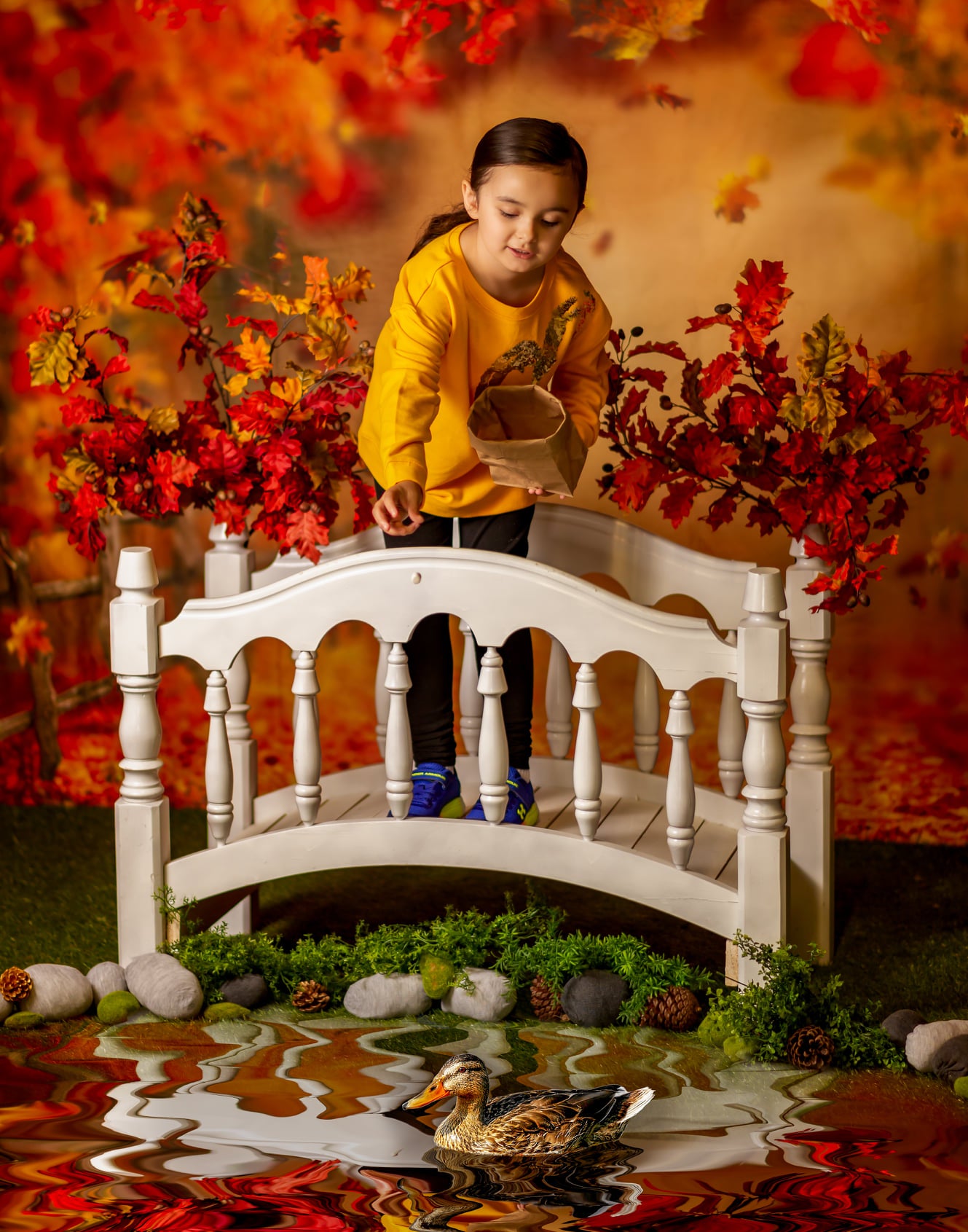 Kate Autumn Woods Backdrop Designed by Chrissie Green