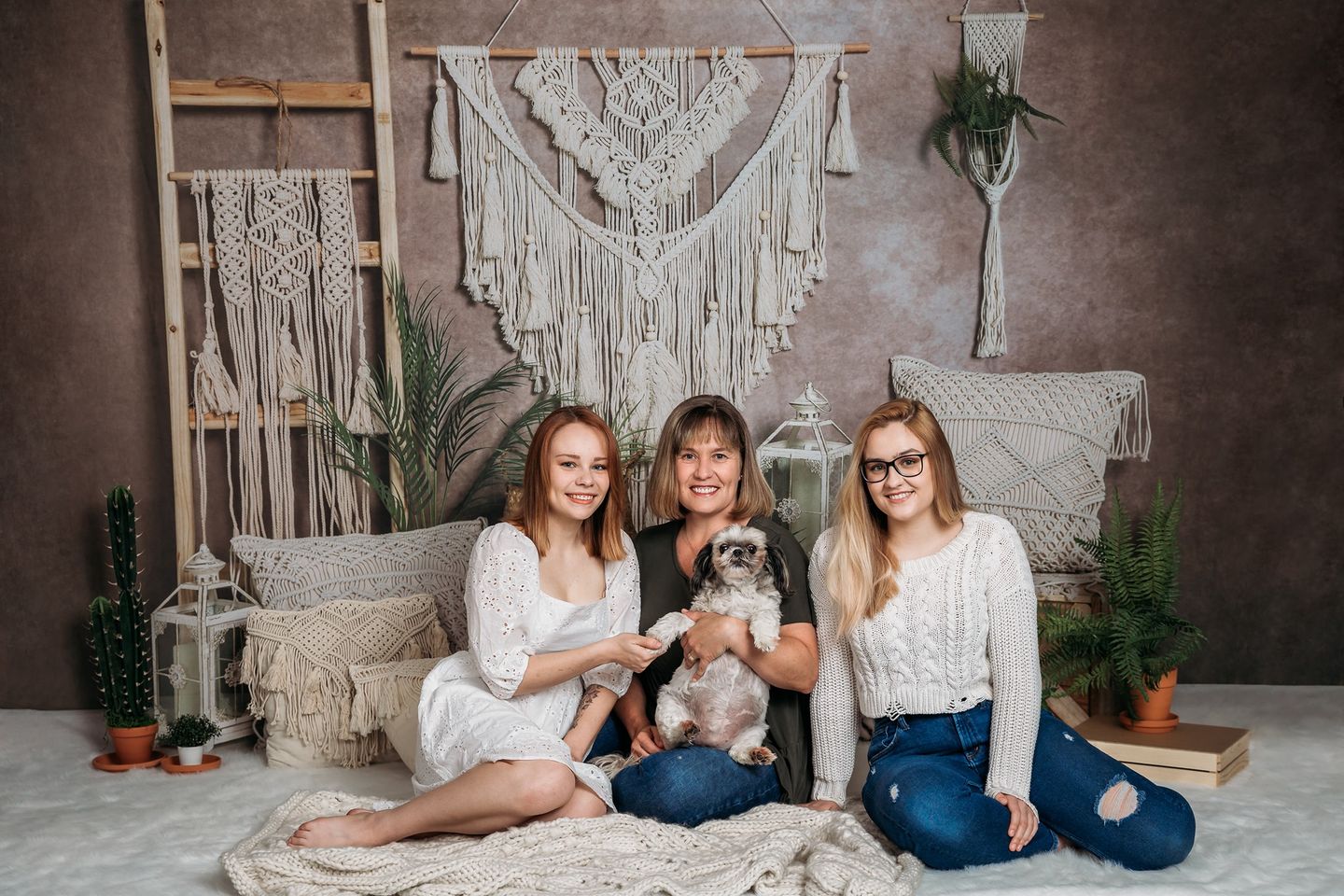 Kate Boho Pillows Backdrop Designed by Emetselch - Kate Backdrop AU