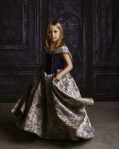Kate Dark Blue Vintage Wall Boudoir/wedding Backdrop Designed by Chain Photography - Kate Backdrop AU