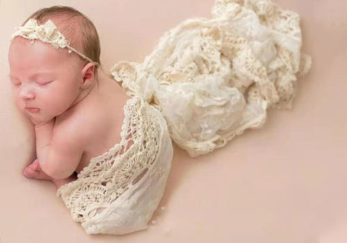 Newborn Prop for Photography Lace wrap