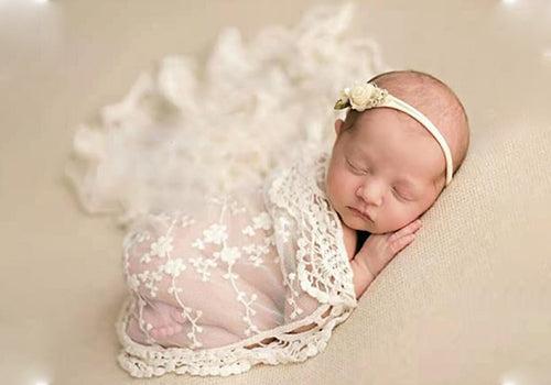Newborn Prop for Photography Lace wrap