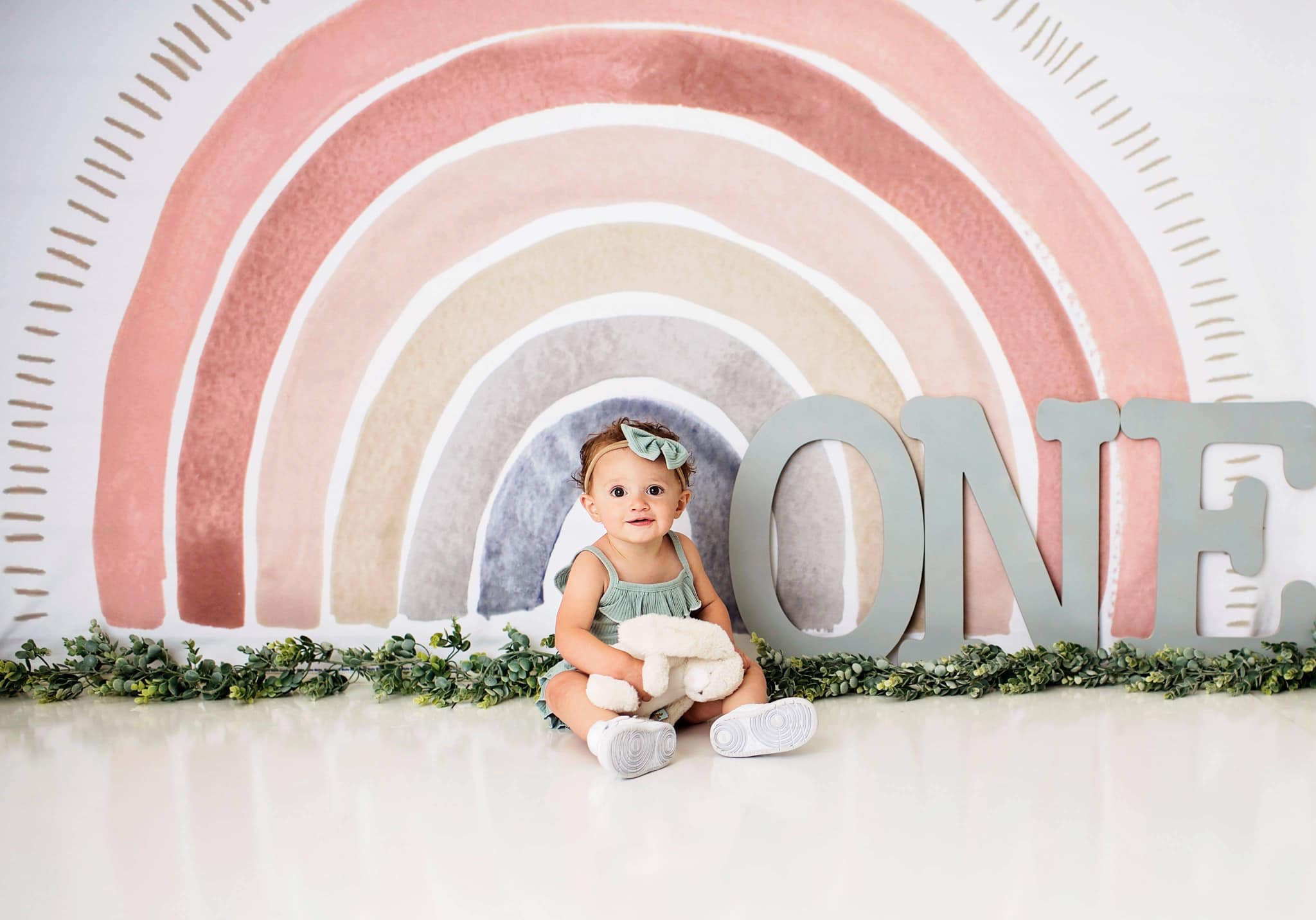 Kate Boho Rainbow Backdrop Designed by Mandy Ringe Photography - Kate Backdrop AU