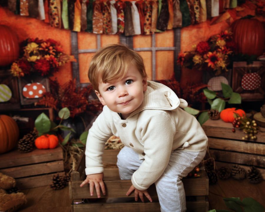 Kate Autumn Harvest Thanksgiving Backdrop - Kate Backdrop AU