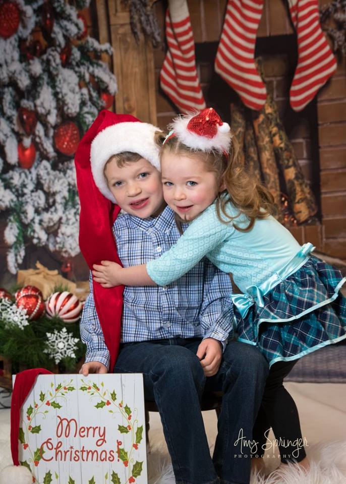 Katebackdrop£ºKate Christmas Stocking Backdrop Photo Background Studio Props