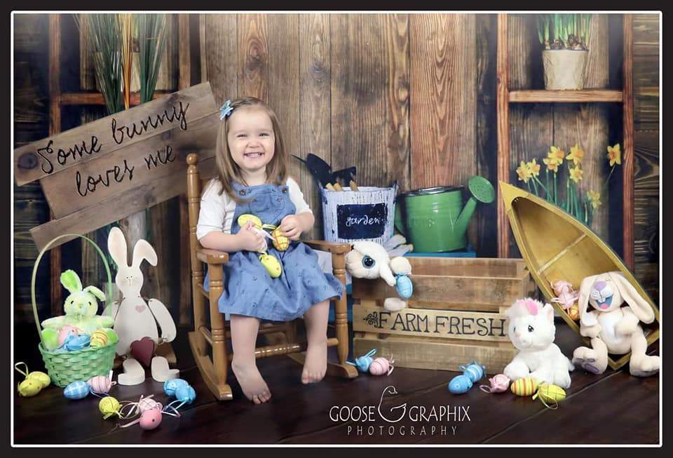 Katebackdrop£ºKate Spring Dark Wood Easter Garden Backdrop