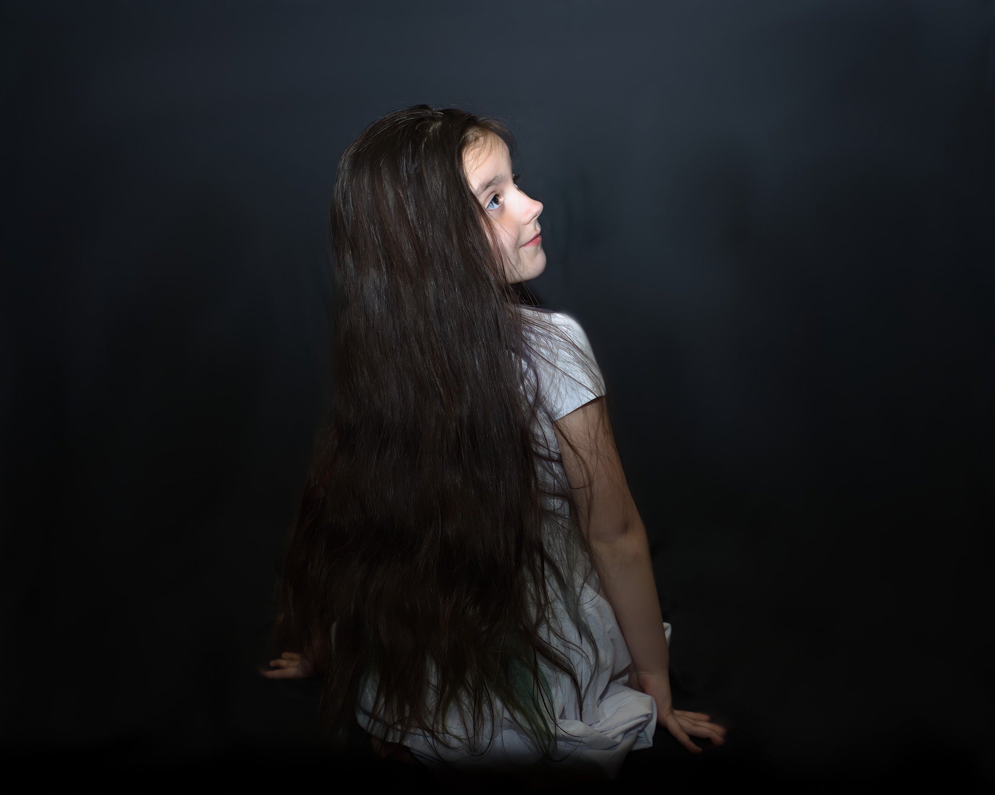 Kate Dark Green Tone with Black Abstract Backdrop for Photography - Kate Backdrop AU