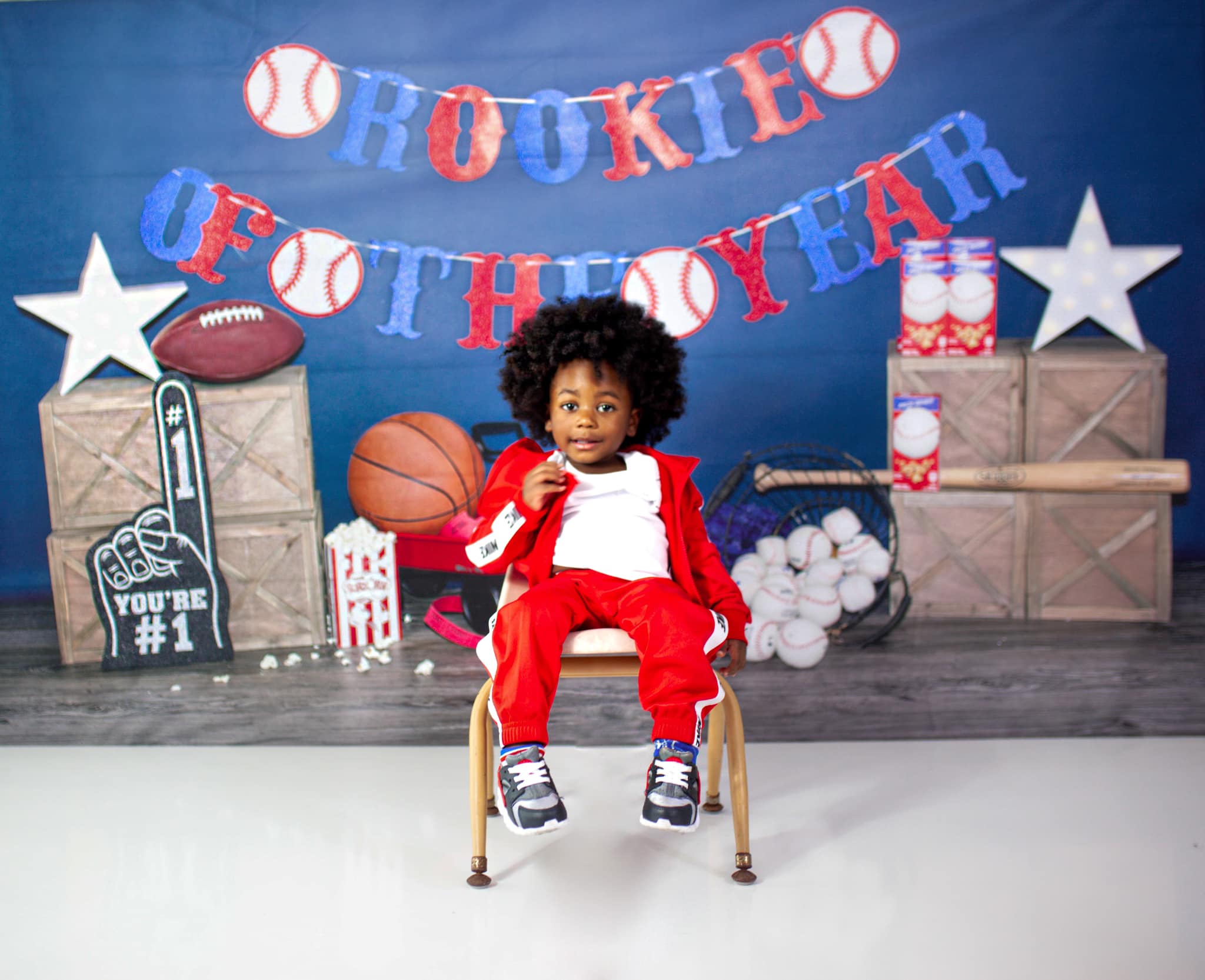 Kate Rookie of the Year Sports Backdrop Designed by Valerie Miranda - Kate Backdrop AU