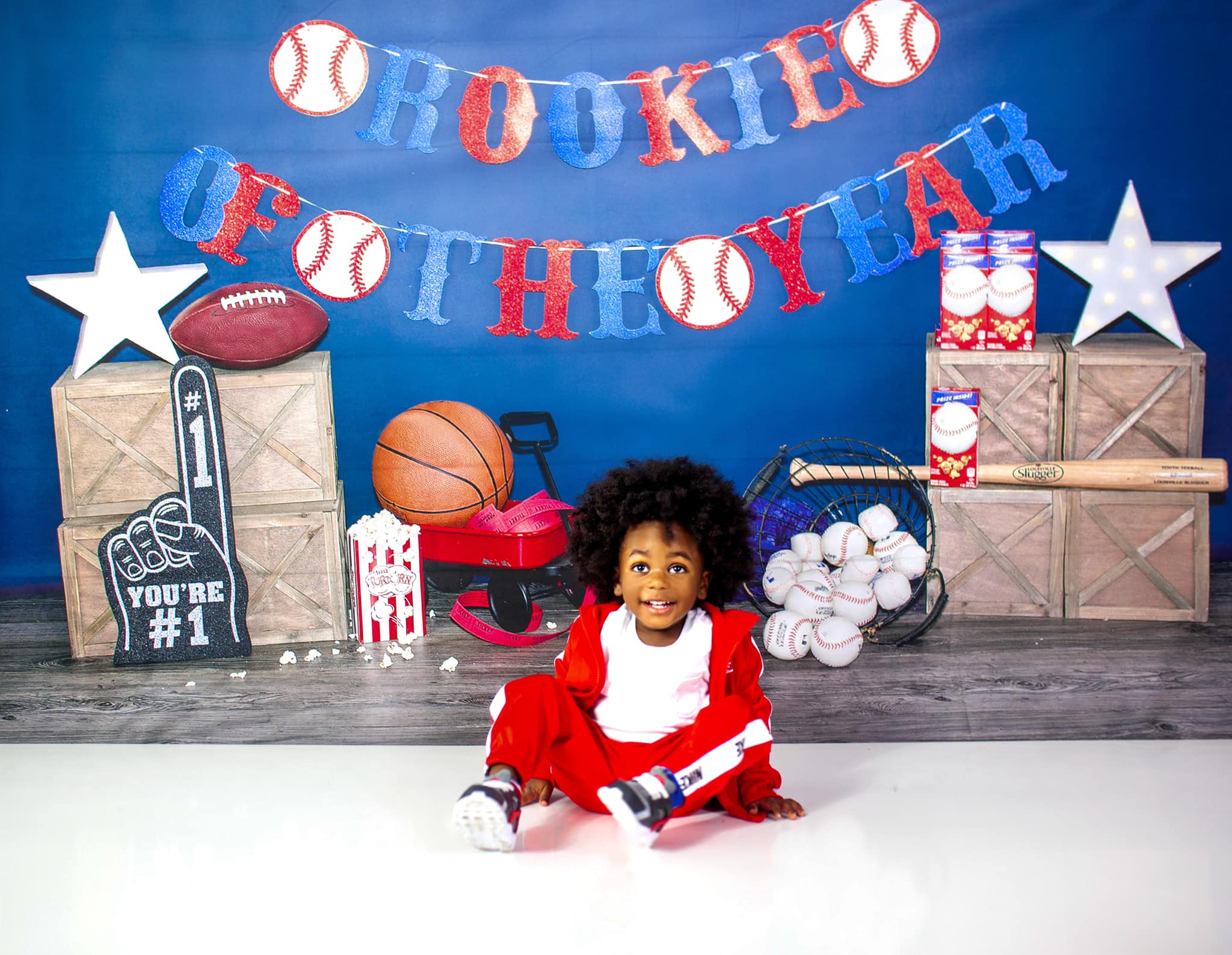 Kate Rookie of the Year Sports Backdrop Designed by Valerie Miranda - Kate Backdrop AU