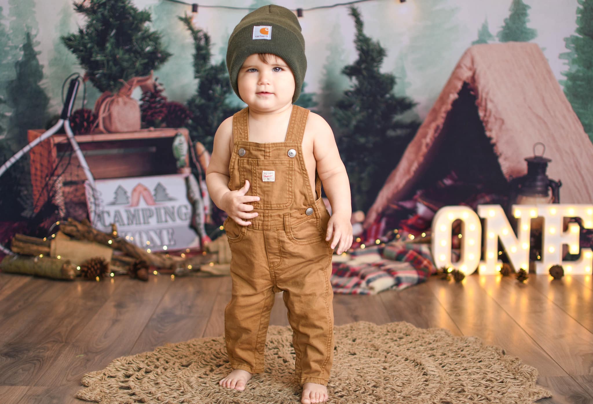 Kate Forest Camping Children Summer Backdrop for Photography Designed by Megan Leigh Photography