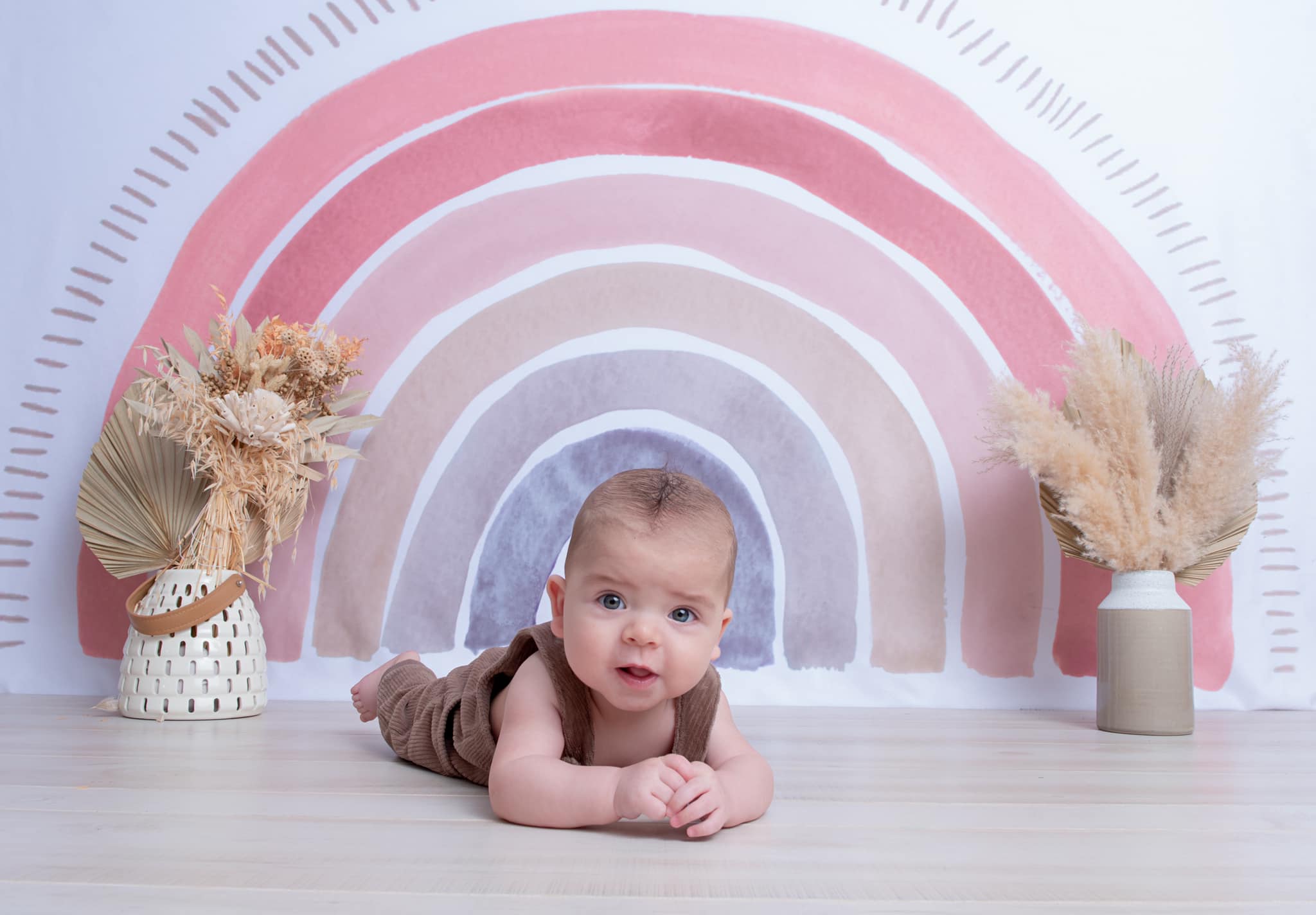 Kate Boho Rainbow Backdrop Designed by Mandy Ringe Photography - Kate Backdrop AU