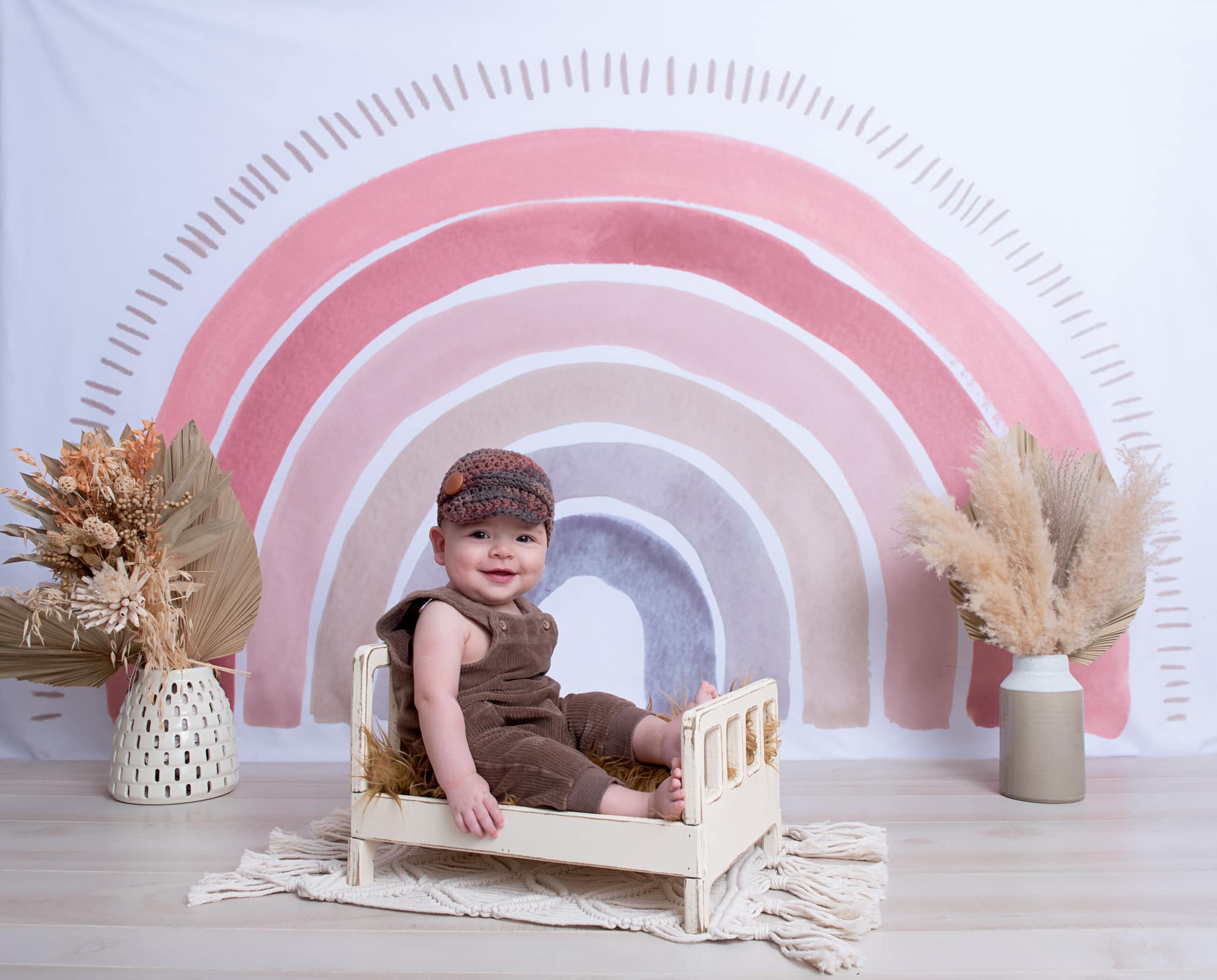 Kate Boho Rainbow Backdrop Designed by Mandy Ringe Photography - Kate Backdrop AU