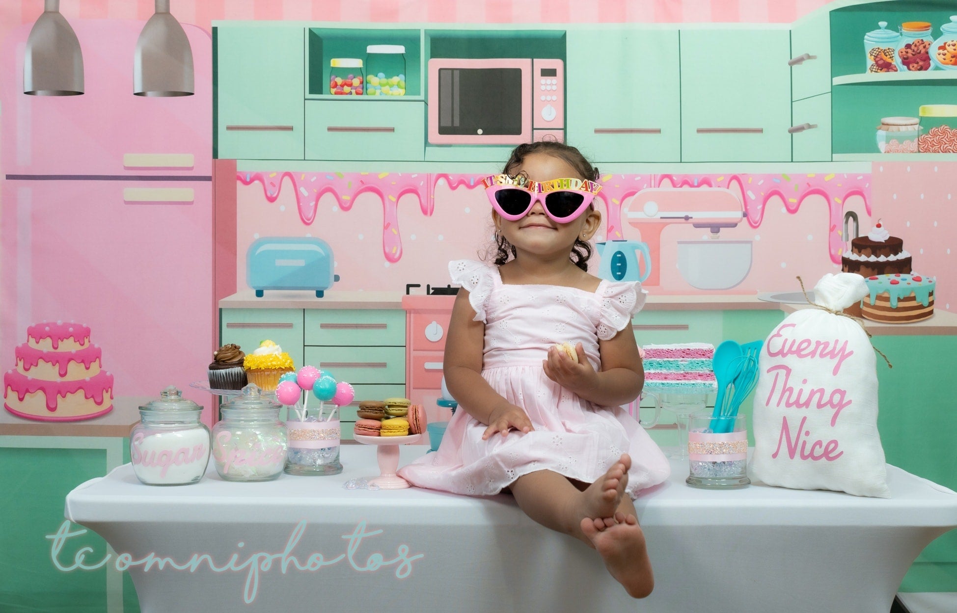 Kate Sweet Cute Kitchen Backdrop Designed by Pentaprisma a Creative Group