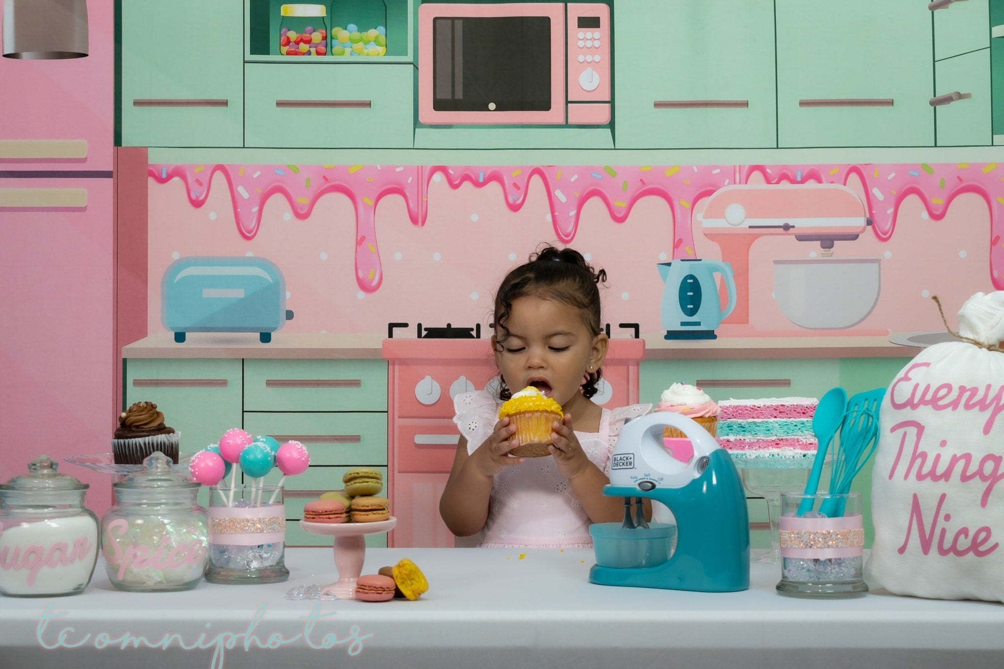 Kate Sweet Cute Kitchen Backdrop Designed by Pentaprisma a Creative Group