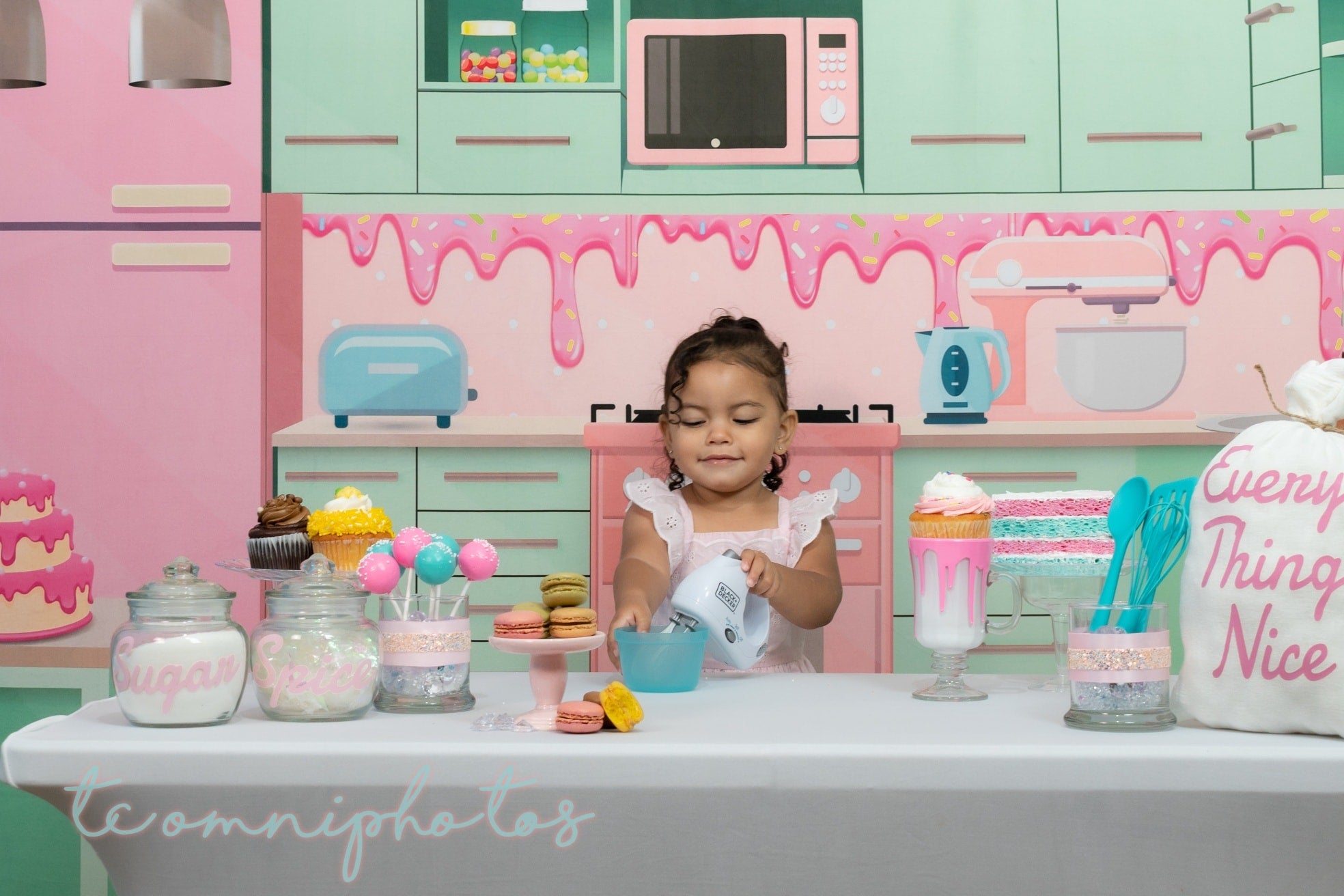 Kate Sweet Cute Kitchen Backdrop Designed by Pentaprisma a Creative Group